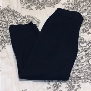 JONES NY - Navy Blue Straight Leg Ankle Pants